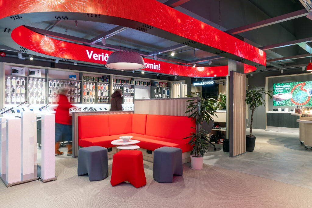 Syn Vodafone Branch Designed by M Worldwide